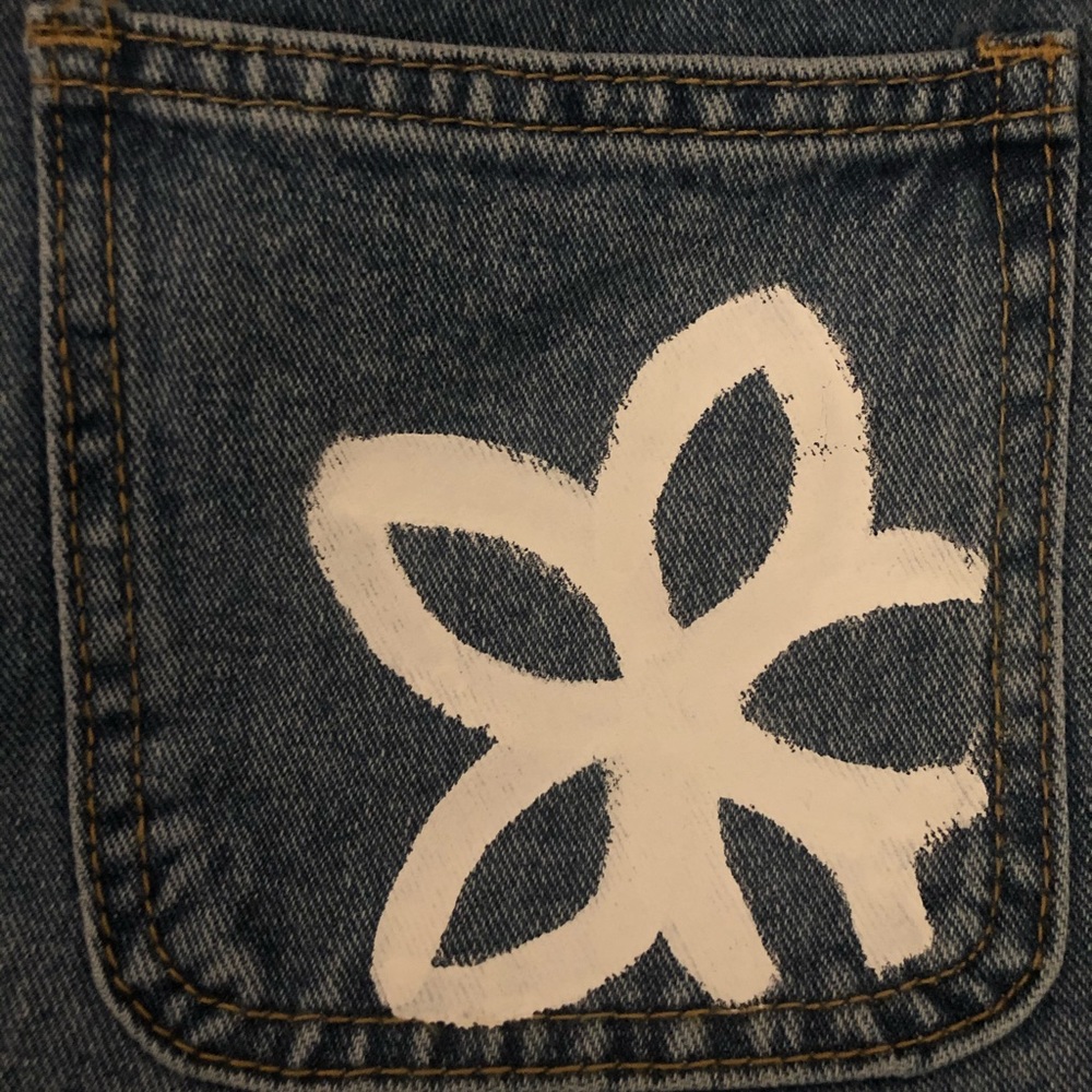 SHEIN- Shorts with Painted Pockets - Picture 5 of 5